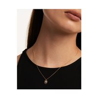 Necklace PDPaola Woman MINI LETTERS in Silver CO01-525-U - CO01-525-U